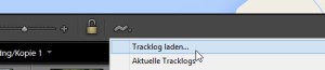 Tracklog laden